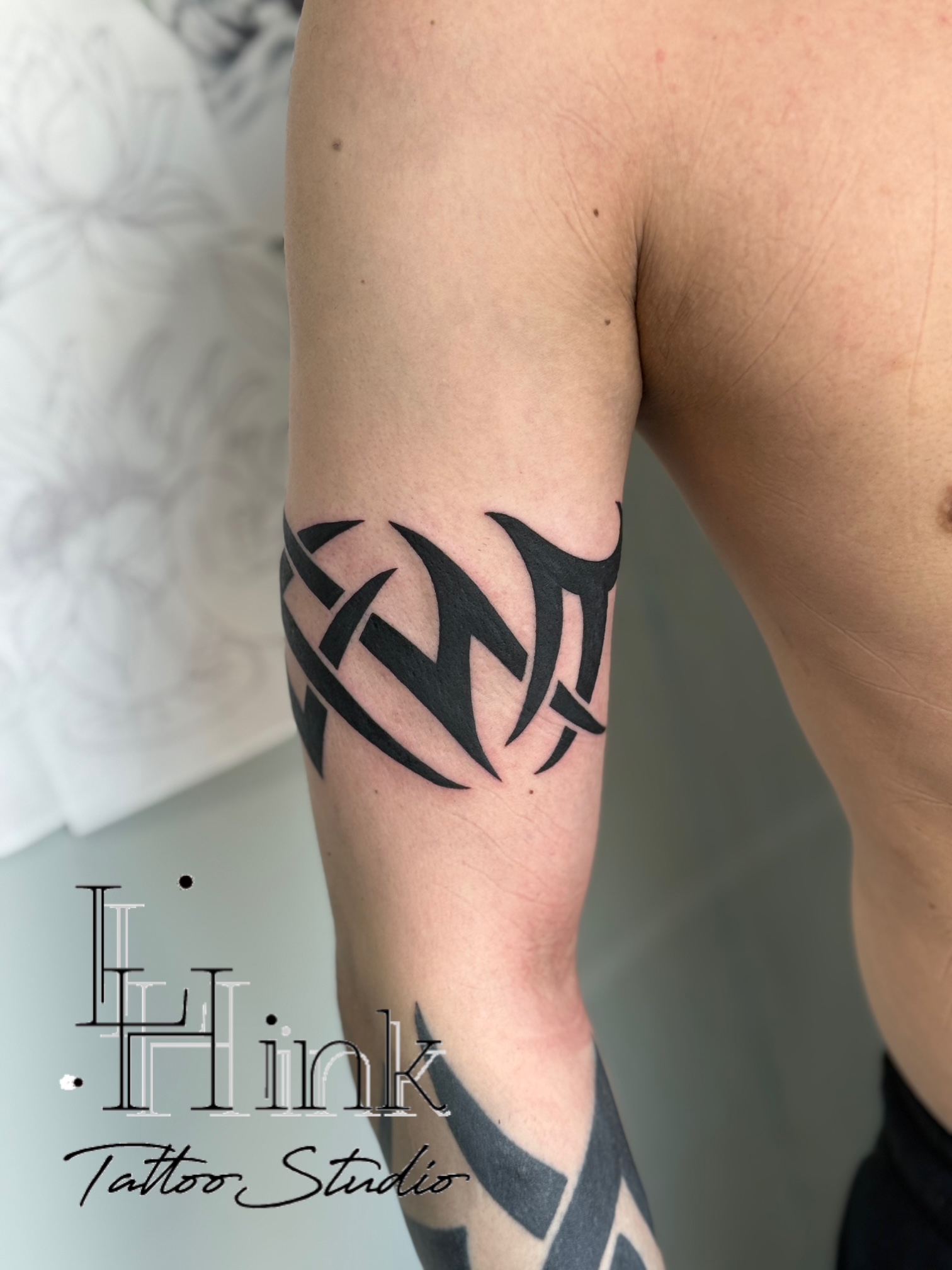 東京吉祥寺のタトゥースタジオLH ink Tattoo Studioで施術した トライバルタトゥー