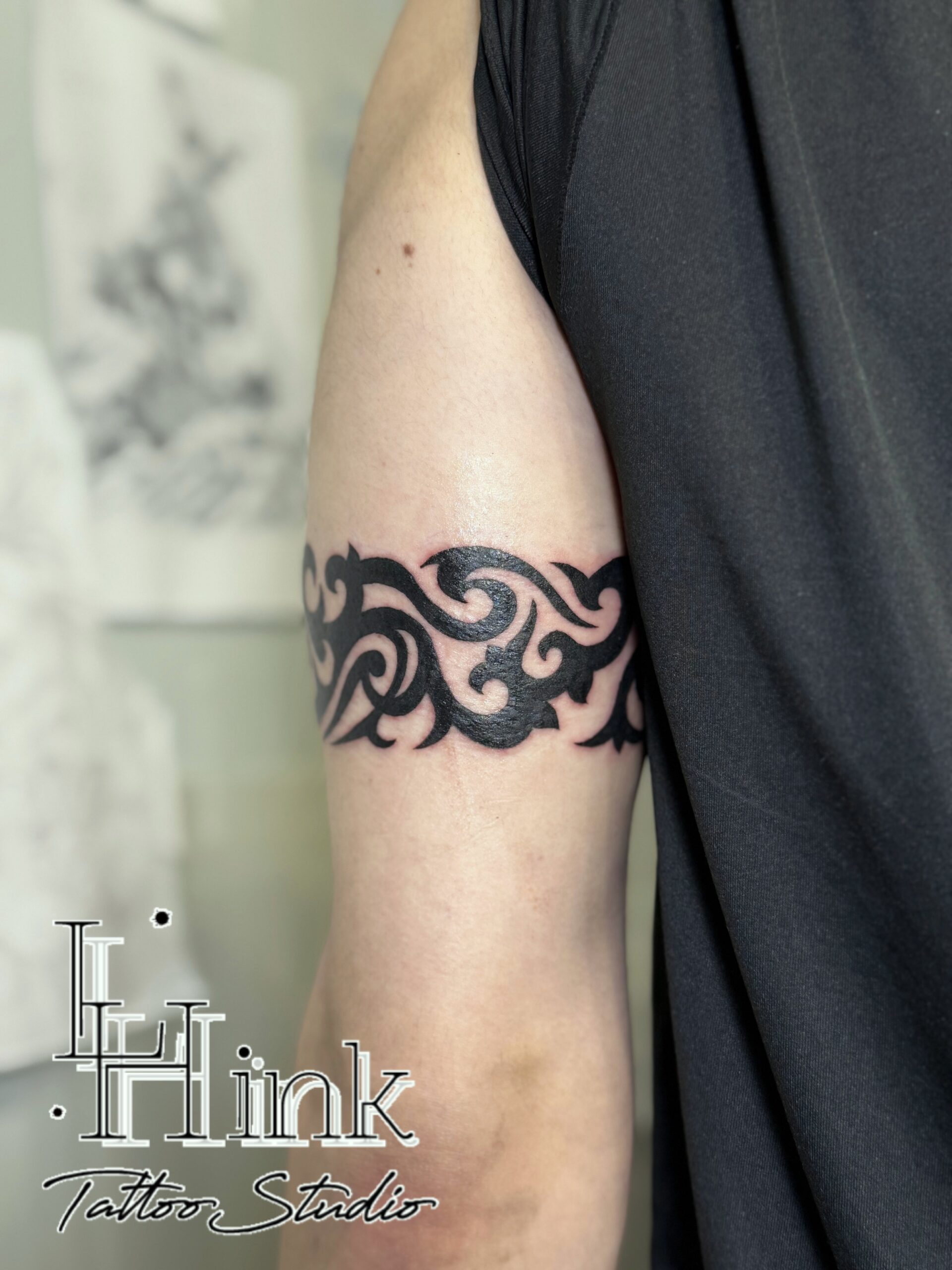 東京吉祥寺のタトゥースタジオLH ink Tattoo Studioで施術した トライバルタトゥー