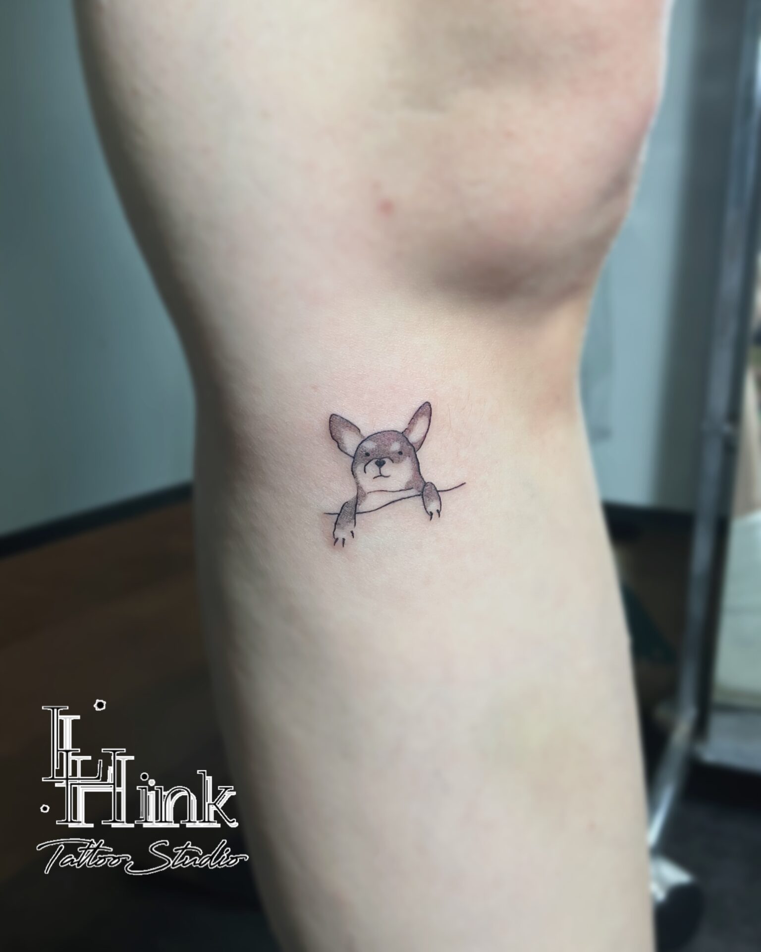 東京吉祥寺のタトゥースタジオLH ink Tattoo Studioで施術した 愛犬