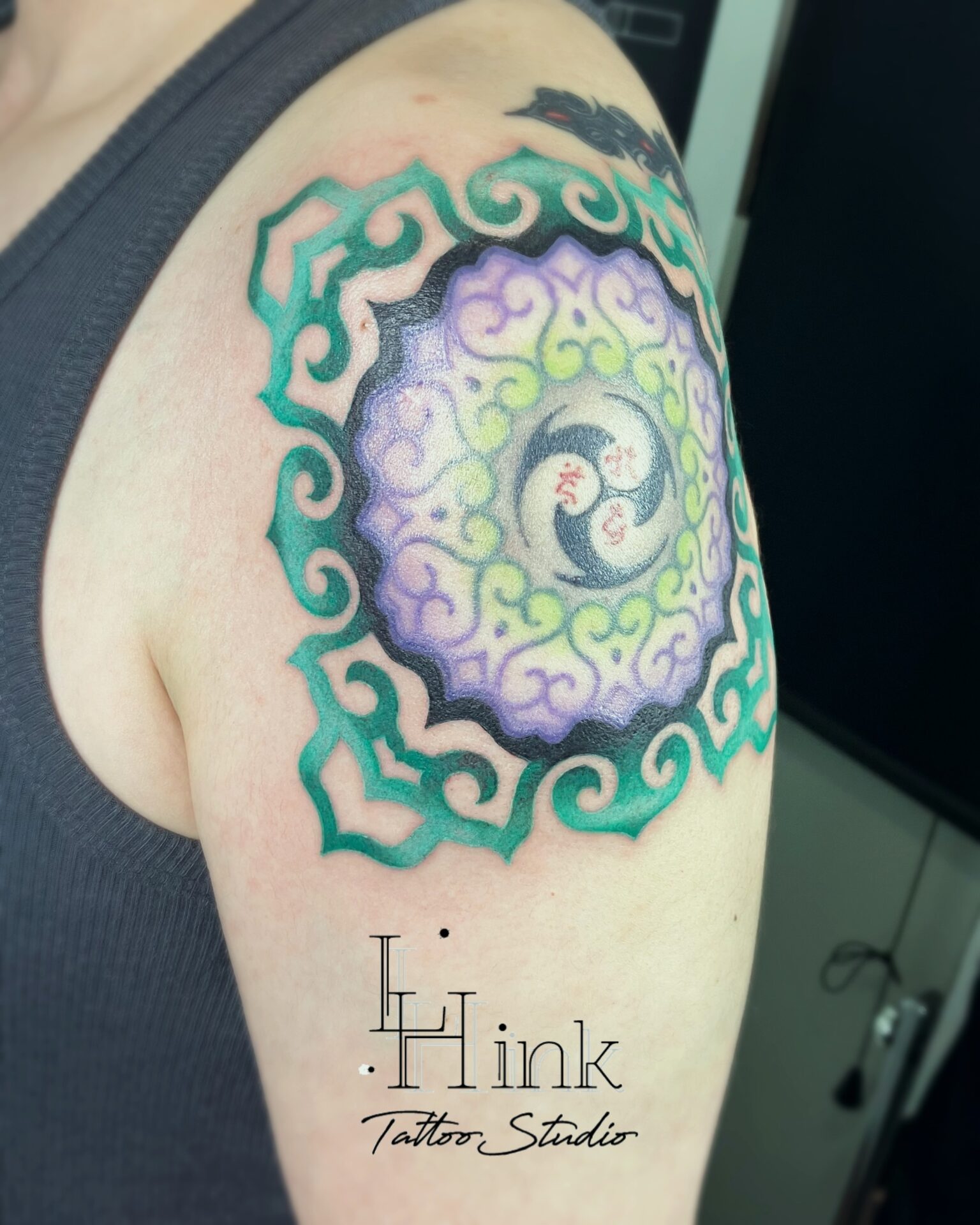 東京吉祥寺のタトゥースタジオLH ink Tattoo Studioで施術した 模様