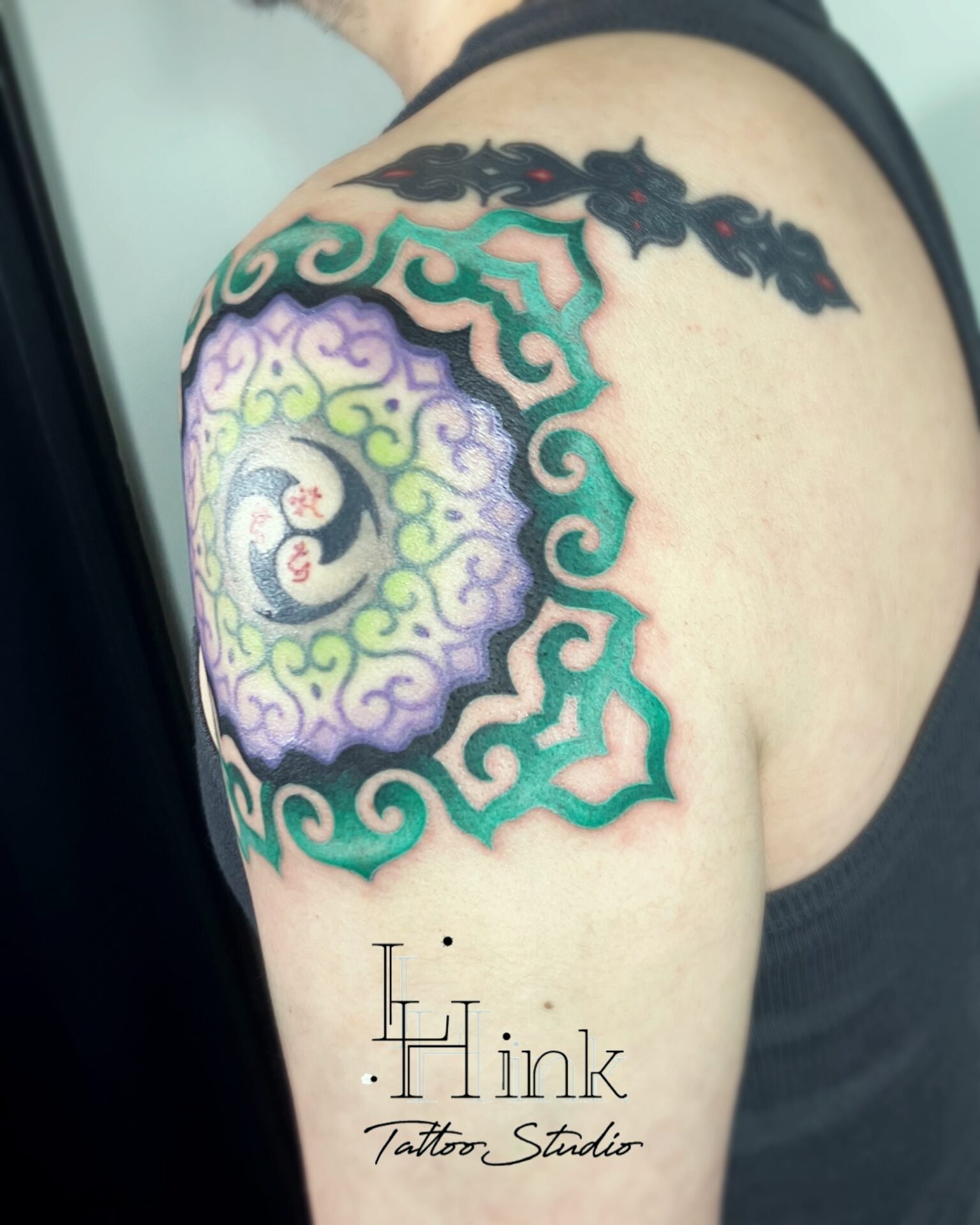 東京吉祥寺のタトゥースタジオLH ink Tattoo Studioで施術した 模様