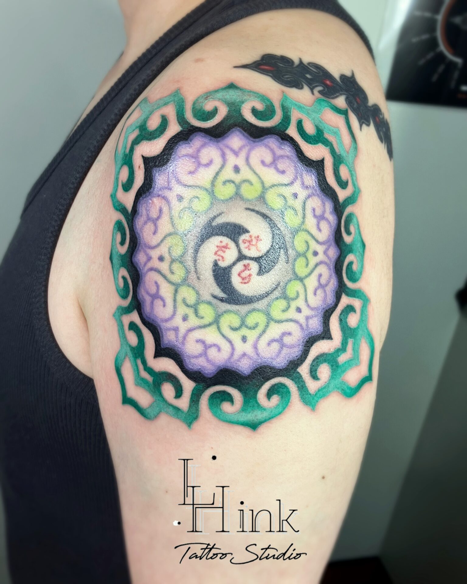 東京吉祥寺のタトゥースタジオLH ink Tattoo Studioで施術した 模様