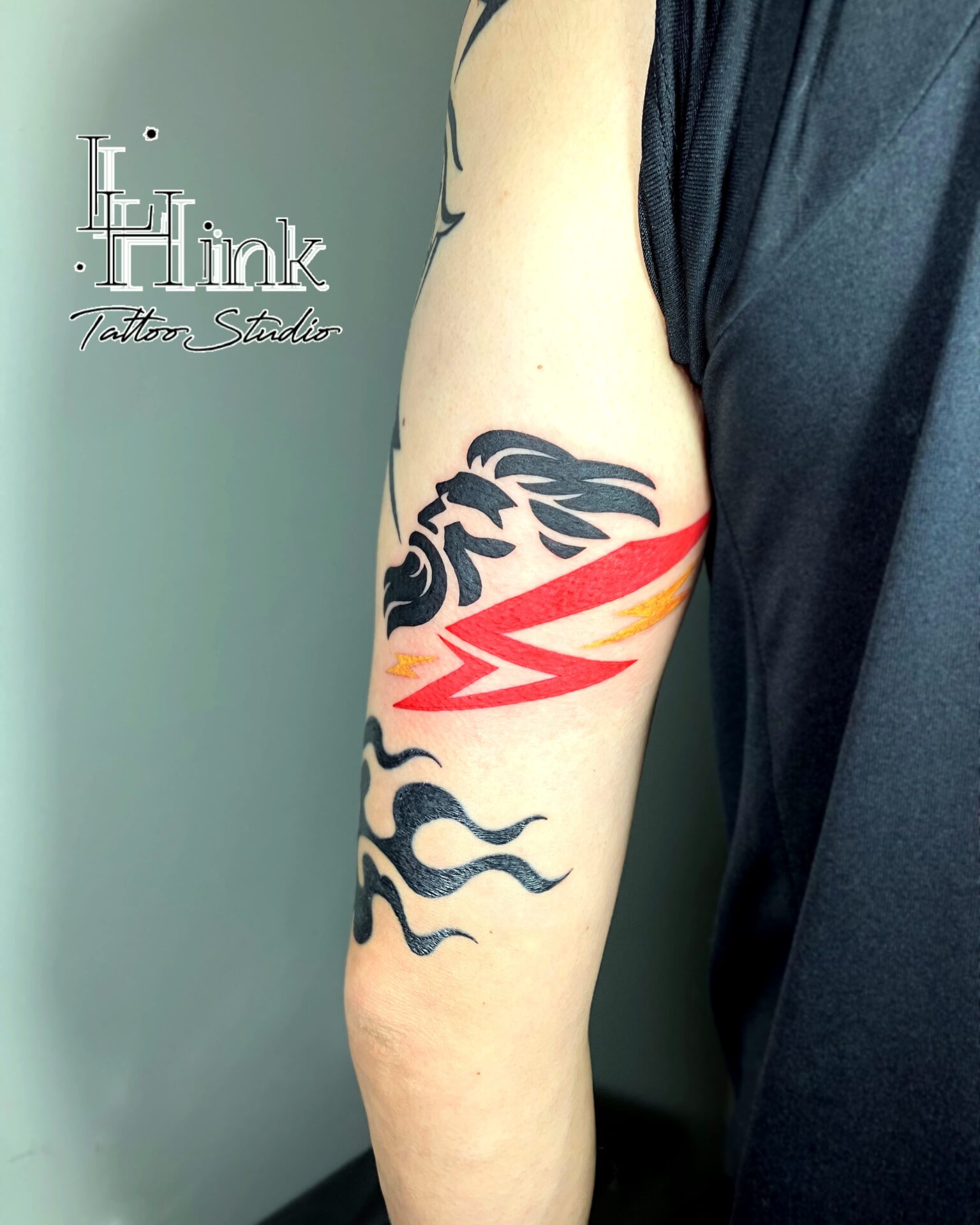 東京吉祥寺のタトゥースタジオLH ink Tattoo Studioで施術した ZEUS