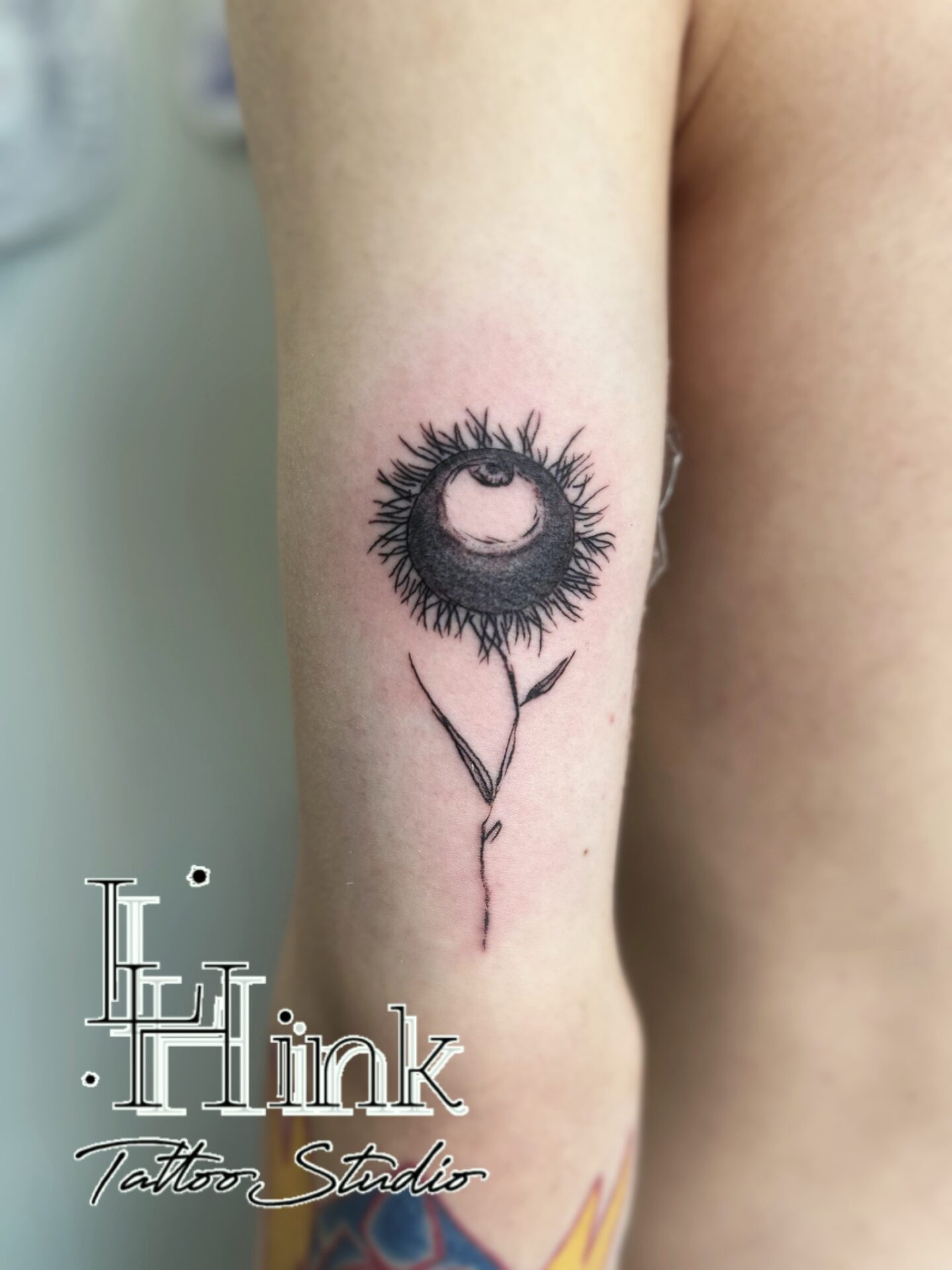 東京吉祥寺のタトゥースタジオLH ink Tattoo Studioで施術した 惡の華