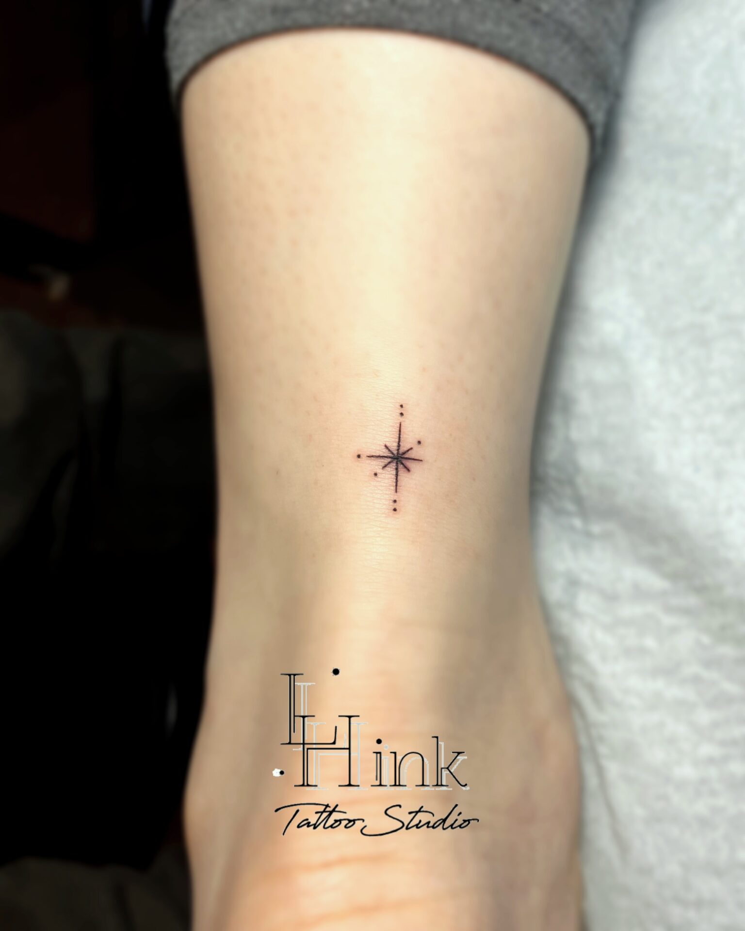 東京吉祥寺のタトゥースタジオLH ink Tattoo Studioで施術した 星