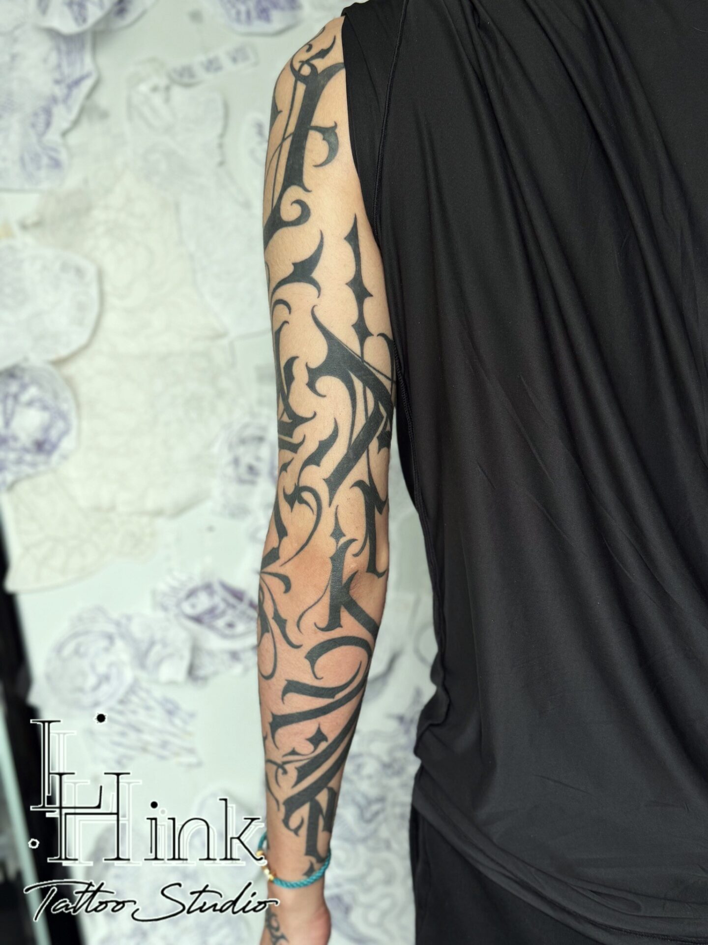 東京吉祥寺のタトゥースタジオLH ink Tattoo Studioで施術した バイカートライバル