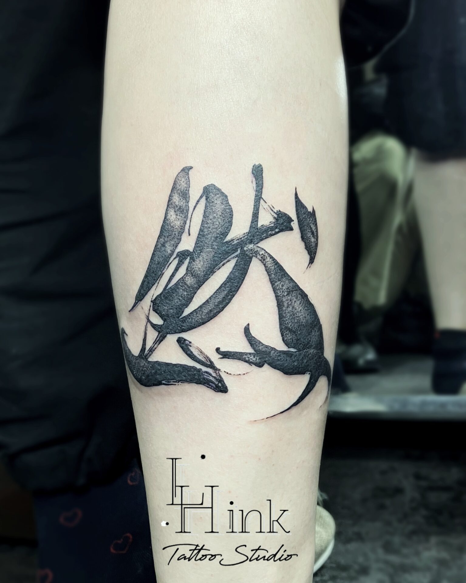東京吉祥寺のタトゥースタジオLH ink Tattoo Studioで施術した 然