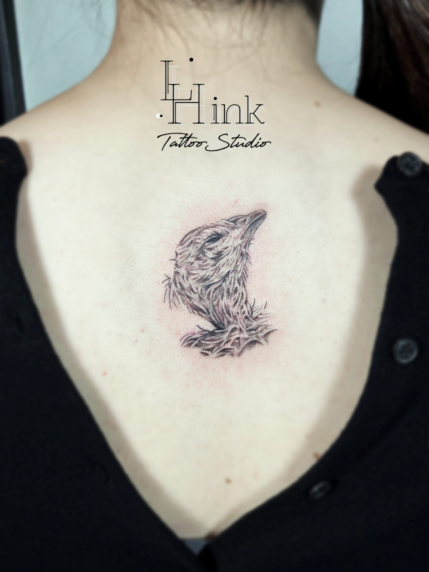 東京吉祥寺のタトゥースタジオLH ink Tattoo Studioで施術した 雛
