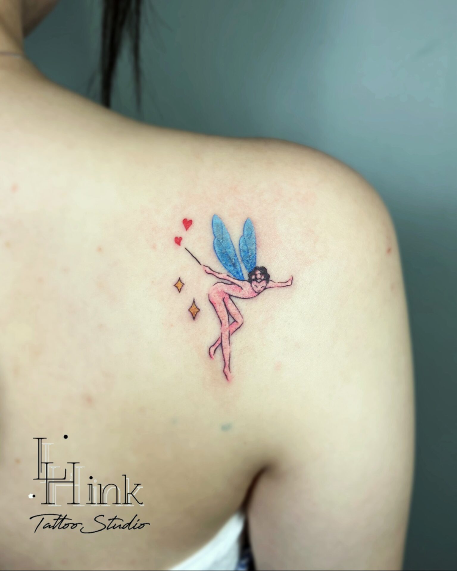 東京吉祥寺のタトゥースタジオLH ink Tattoo Studioで施術した Fairy