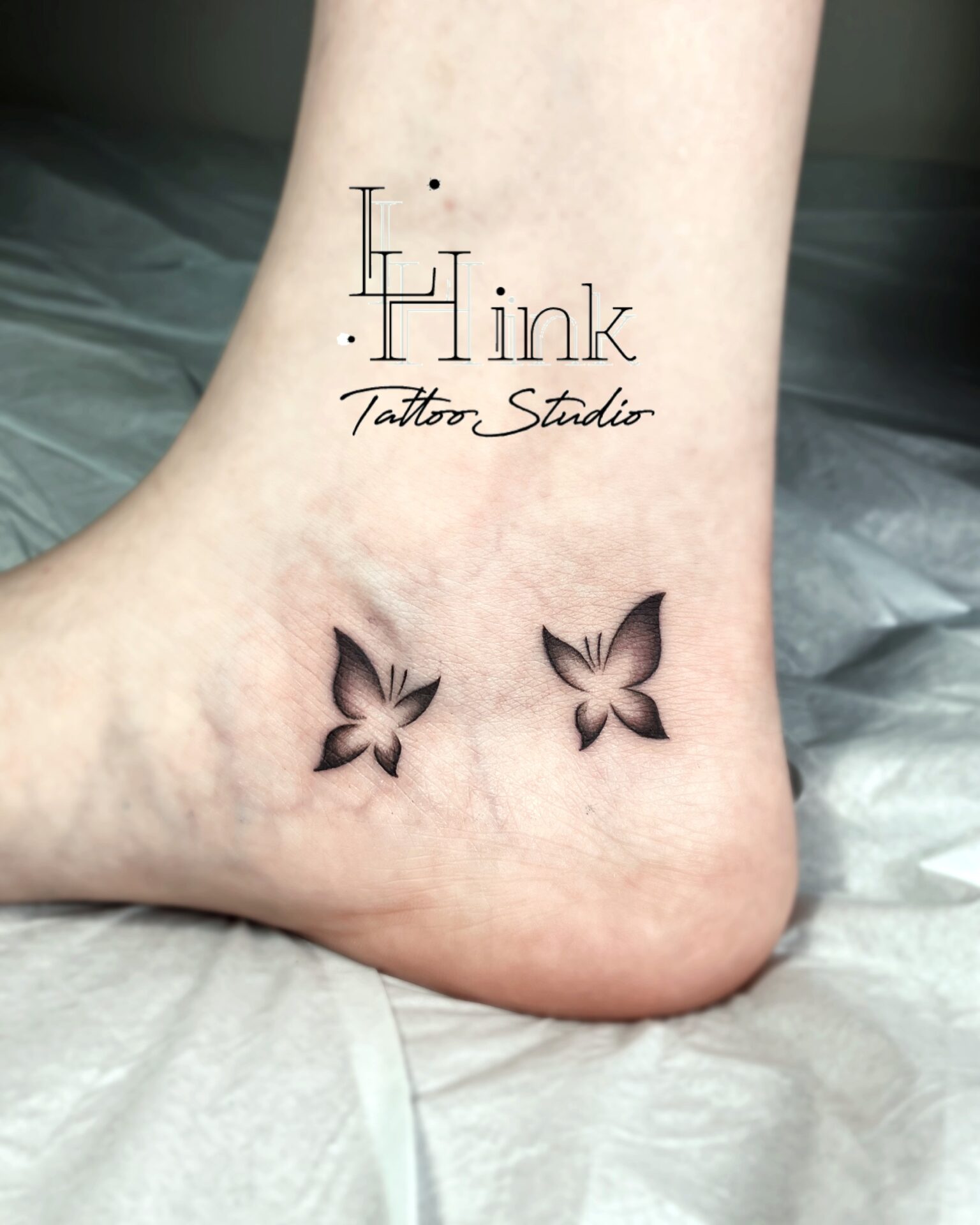 東京吉祥寺のタトゥースタジオLH ink Tattoo Studioで施術した Butterfly