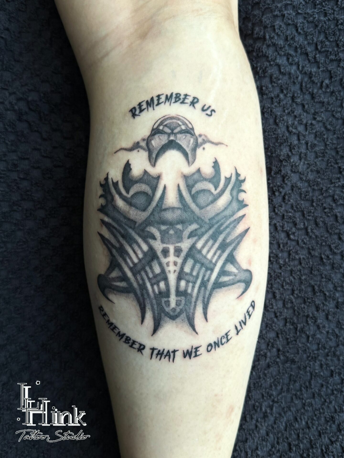 東京吉祥寺のタトゥースタジオLH ink Tattoo Studioで施術した FF XIV　アシエン・エメトセルク