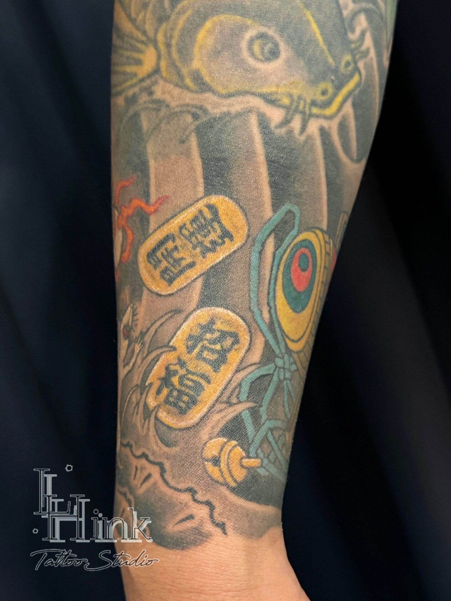 東京吉祥寺のタトゥースタジオLH ink Tattoo Studioで施術した 縁起物