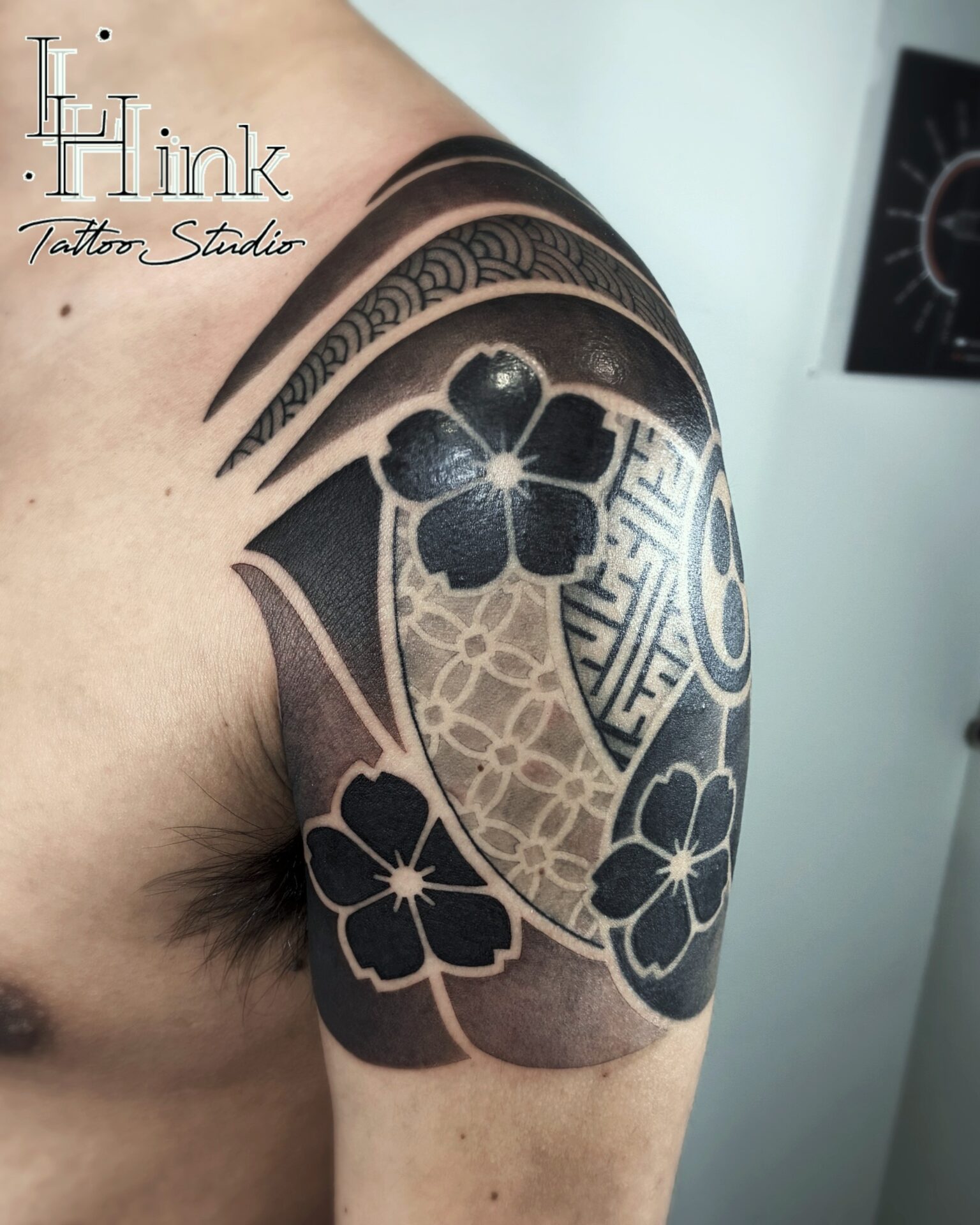 東京吉祥寺のタトゥースタジオLH ink Tattoo Studioで施術した 和柄