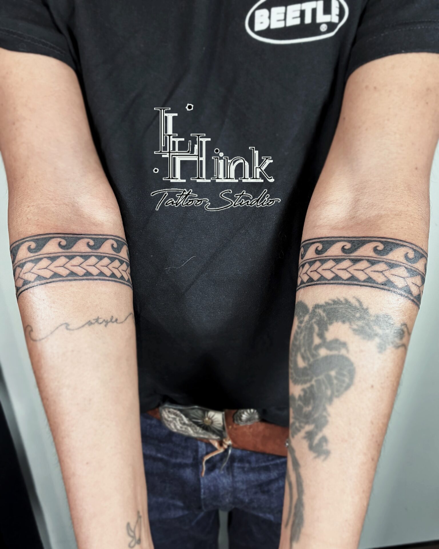東京吉祥寺のタトゥースタジオLH ink Tattoo Studioで施術した トライバルタトゥー