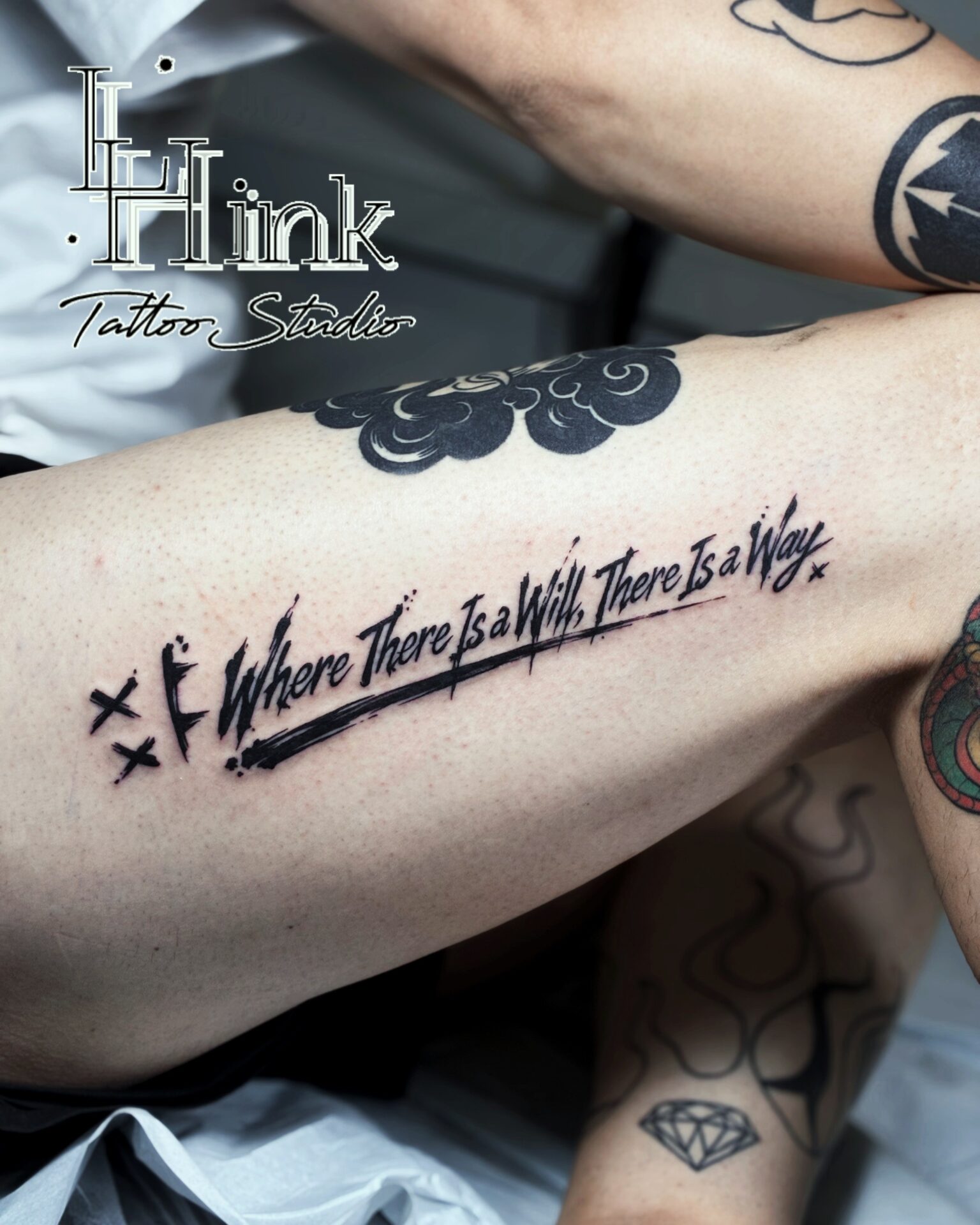 Tattoo by LH ink Tattoo Studio Tokyo - レタリングタトゥー